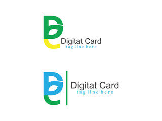 Obraz premium Modern letter DC logo design vector