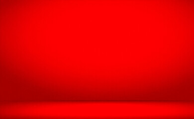 Red background studio backdrop with textured wall and floor, ideal for product display, photography, or social media posts and banner designs.

