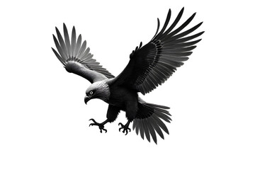 Obraz premium eagle isolated on white background