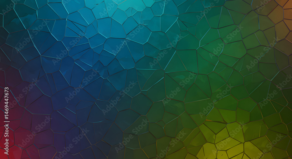 Poster abstract colorful mosaic pattern background texture vibrant hues and geometric shapes for design pro