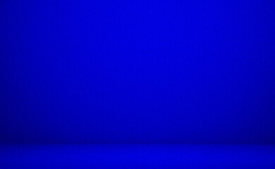 Blue background studio backdrop with textured wall and floor, ideal for product display, photography, or social media posts and banner designs.

