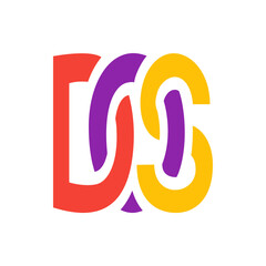 Illustration of overlapping colorful shapes forming an abstract design on a white background surface area