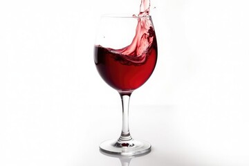 Rich red wine, swirling in glass against stark white , clean, pinot noir, luxury