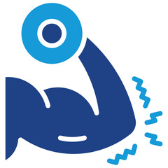 Arm Curl Strength Icon