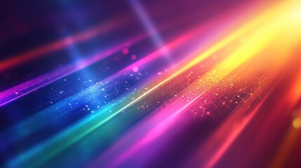 Colorful Light Streaks Abstract Background