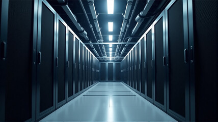 Fototapeta premium server room in a modern building