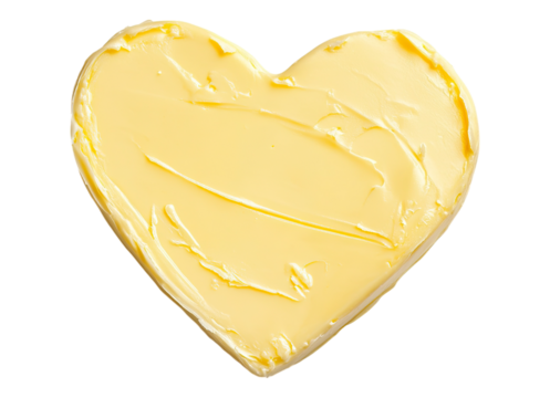 Heart Shaped Butter Slice