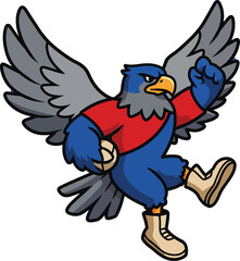 Eagle With Ball in Hand