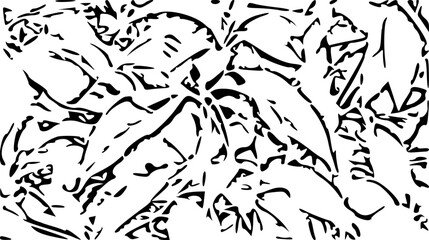Fototapeta premium seamless pattern with leaves