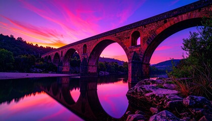 The harmony of man-made and natural beauty.  