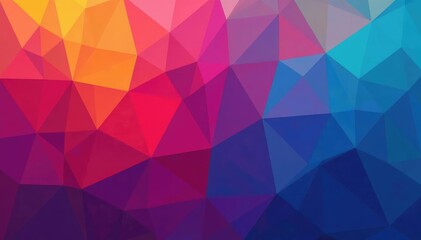 Fototapeta premium Abstract geometric shapes forming a vibrant backdrop , wallpaper, vibrant