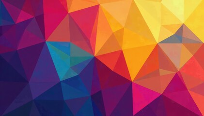Obraz premium Abstract geometric shapes repeat in vibrant colors , shapes, digital