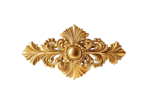 Ornate Gold Rectangular Frame