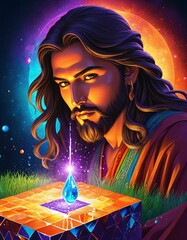 Different aesthetic and artistic visual designs that may be of interest to people interested in mysticism, mysticism and contemplation