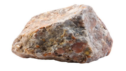 Obraz premium mineral stone isolated on white background. Transparent PNG file type available .