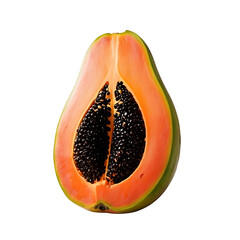 half of papaya fruit