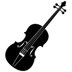 Obraz premium violin vector illustration