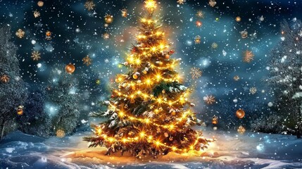 Cheerful Holiday Background Perfect for Christmas Celebrations