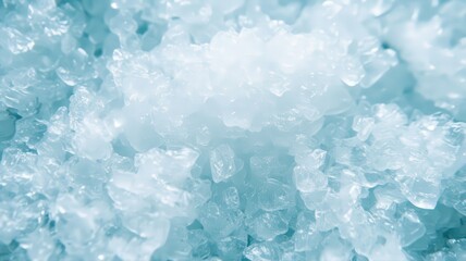 Icy Blue Crystal Texture Background