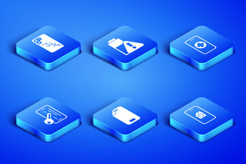 Set Mobile with smart home, broken screen, Glass protector, Smartphone battery charge and Phone repair service icon. Vector