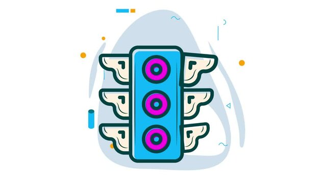 predictive analytics to anticipate traffic congestion animation Adaptive traffic signal control animated video Artificial intelligence Clip Natural Language Processing footage Machine Learning motion