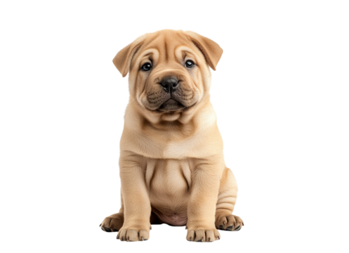 Sharpei puppy dog
