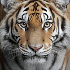 Fototapeta premium Young Woman with Red Curly Hair Yawning Against White Background
