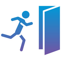 Emergency Exit Icon