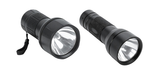 flashlight isolated on white background