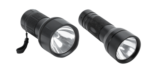 flashlight isolated on white background