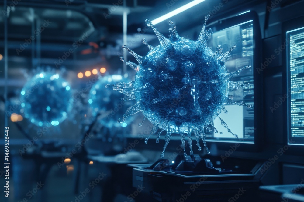 Poster a group of hackers accidentally trigger a cyber attack that releases dangerous nanobots into the wor