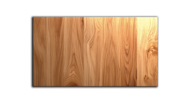 Natural wood surface with smooth texture and warm tones, showcasing beauty of grain patterns and colors. Ideal for various design projects and backgrounds
