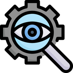 analysis illustration on a white background    