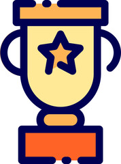 award illustration on a white background    