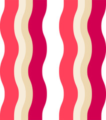 bacon illustration on a white background    