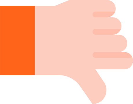 bad review illustration on a white background     