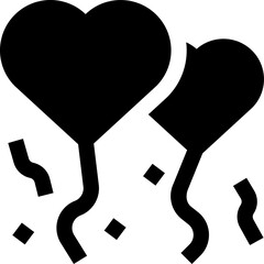 balloons illustration on a white background     