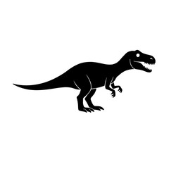Elegant Allosaurus Themed Iconography Collection in Flat Vector Style with Clean and Innovative Outlines for Modern Graphic Resource Use