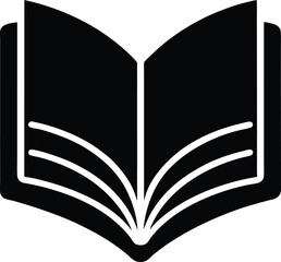 book stencil icon vector illustration