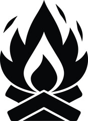 Campfire Icon Vector Illustration