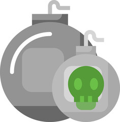 bomb (2) illustration on a white background    