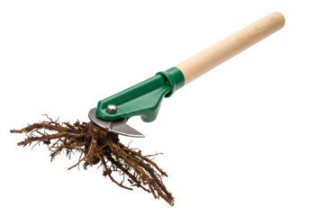 Gardening Tool Root Divider for Plants Transplanting Weeding isolated on white background