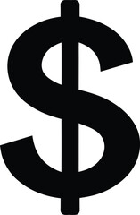 dollar sign icon vector illustration