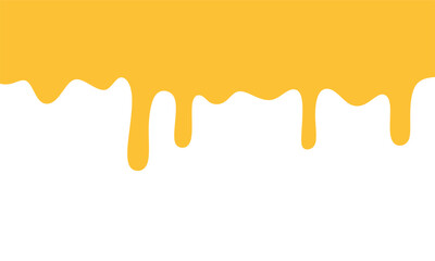 Melted cheese, cheese vector. flowing Cheese isolated on white background. Suitable for advertising, congratulations, packaging.

