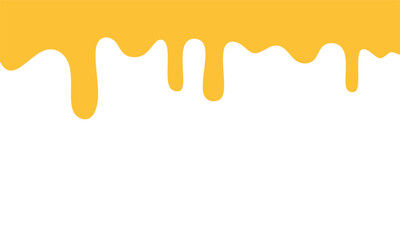 Melted cheese, cheese vector. flowing Cheese isolated on white background. Suitable for advertising, congratulations, packaging.

