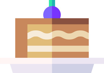 cake illustration on a white background     