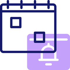 calendar (2) illustration on a white background    