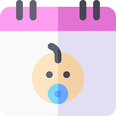 calendar illustration on a white background     