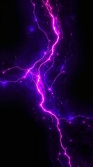 lightning in the night