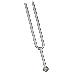 3D Render of a Tuning Fork icon 